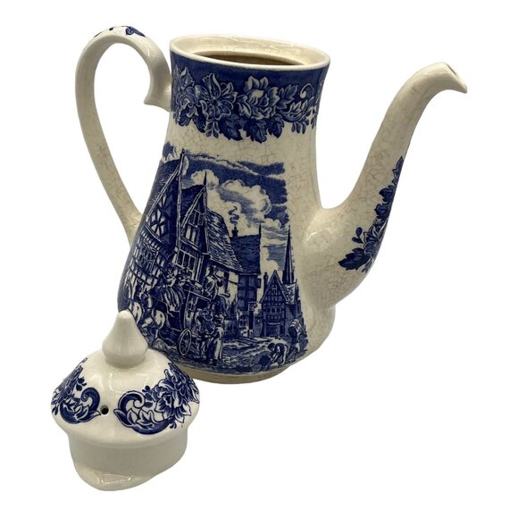 Coffeepot English Ironstone Tableware Dickens Series - Picture 8 of 16